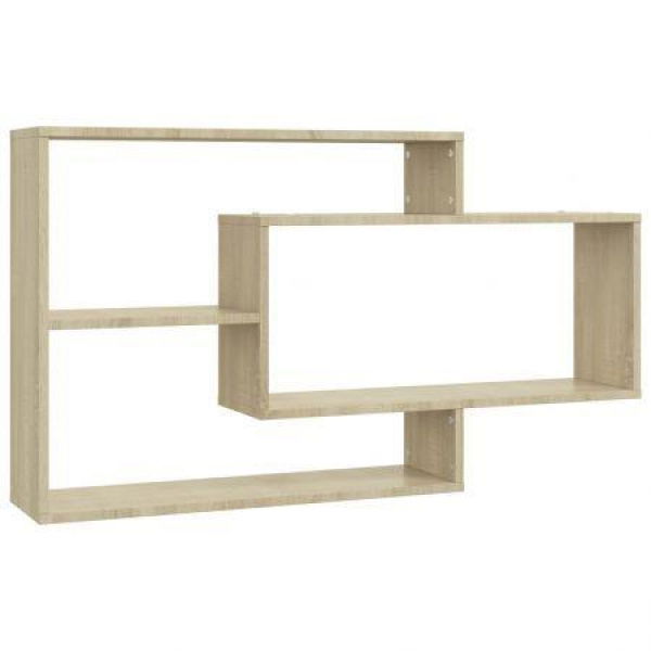 Wall Shelves Sonoma Oak 104x20x58.5 Cm Chipboard.