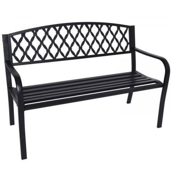 Wallaroo Steel Outdoor Garden Bench 2 To 3-Seater - Diamond