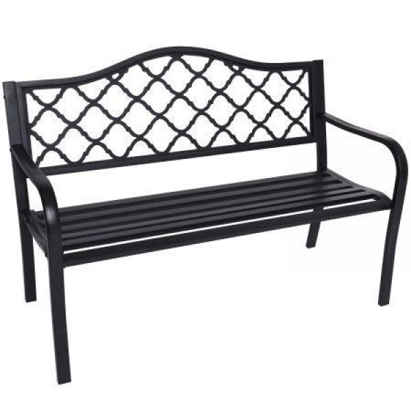 Wallaroo Steel Outdoor Garden Bench 2 To 3-Seater - Elegant