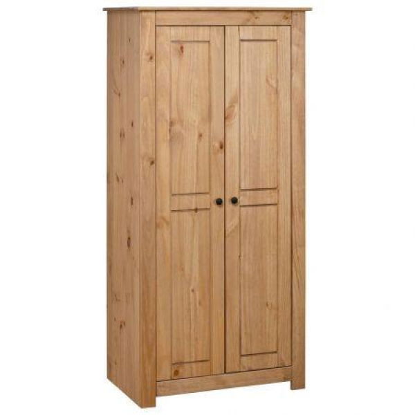 Wardrobe 80x50x171.5 Cm Solid Pine Panama Range.