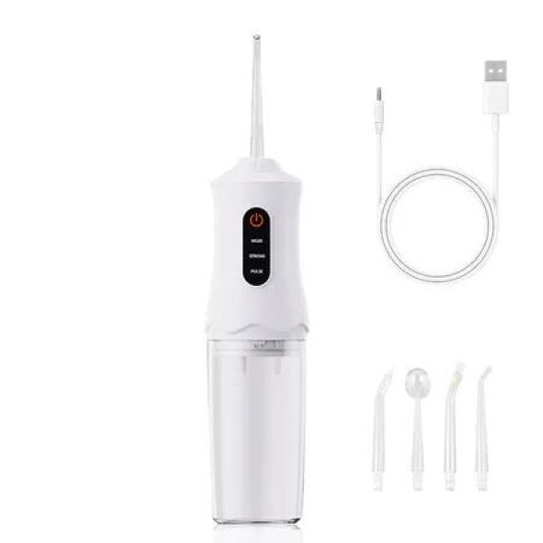 Water Dental Flosser Cordless for Teeth Cleaning and Flossing Portable Electric Water Floss Irrigator Oral Water Flossed Rechargeable Tonsil Stone