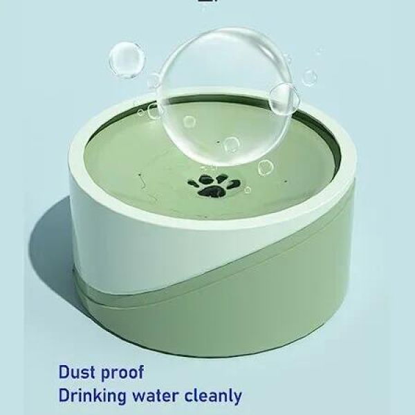 Water Dispenser Filter Water Pet Cat Nonslip Replaceable Green