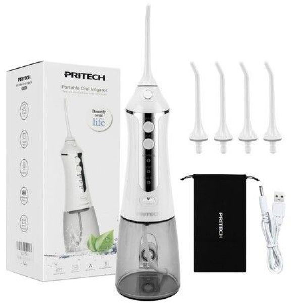 Water Flosser Cordless Teeth Cleaner Oral Irrigator Dental Calculus RemoverBraces & Bridges Car Plaque Remover for