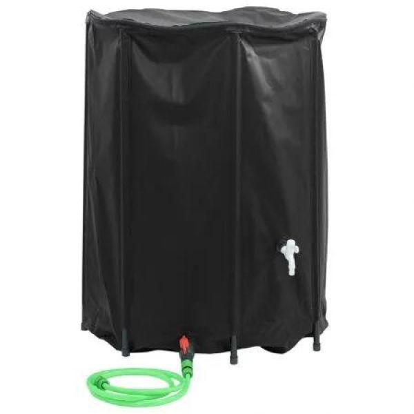 Water Tank with Tap Foldable 1350 L PVC