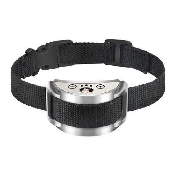 Waterproof And Rechargeable BarkStop Collar (silver).