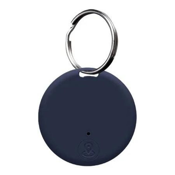 waterproof bluetooth GPS Tracking Keyring, Real Time Anti-Loss Tracking Locator for Pets/Wallet/Key(Dark Blue) Never Lose Your Valuables Again