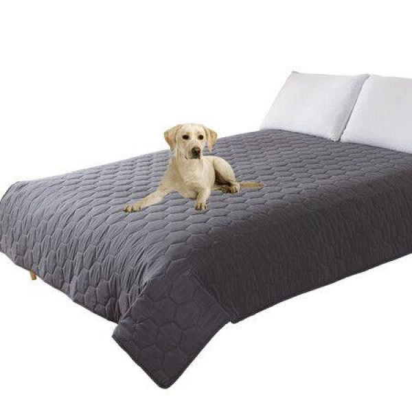 Waterproof Dog Bed Cover Pet Blanket For Bed Couch Sofa Reversible Anti-scratch Washable Changing Mat 68*82 Inches.