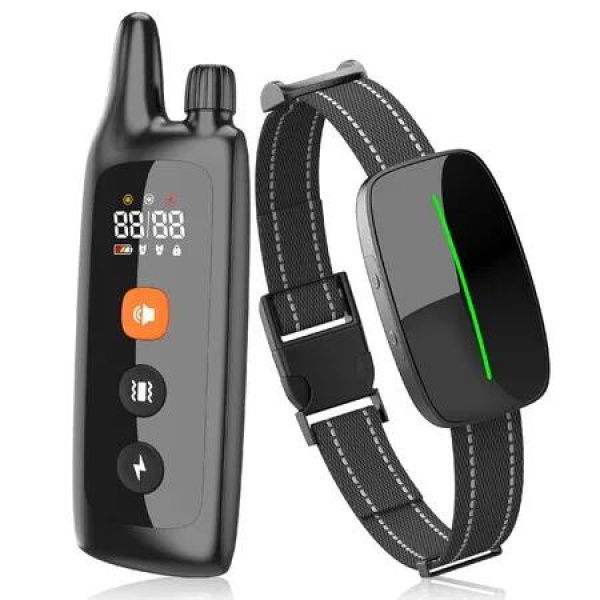 Waterproof Electric Dog Training Shock Collar with 3300FT Remote Range, 3 Training Modes(Beep/Vibration/Safe Shock), and Magnetic Charging for 5-120lbs Dogs