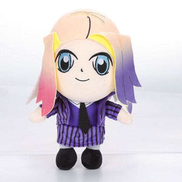 Wednesday Addams 25cm Addams Family Plush Doll Wolf Girl Cute Addams Figure Stuffed Toy For Fans And Kids Birthday Gift (Enid Sinclair)