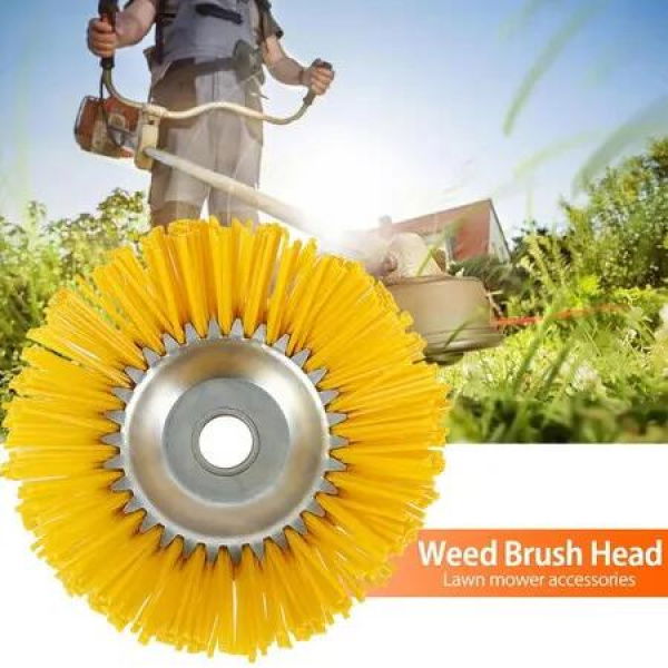 Weed Brush Head Nylon Silk Weed Brush Garden Lawn Mower Nylon Brush