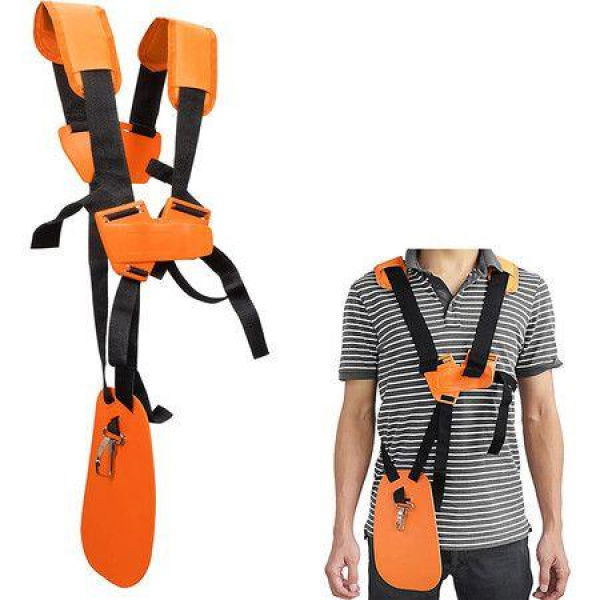 Weed Eater Weed Sling Comfortable Weed Trimmer Sling Double Shoulder Strap Nylon Brush Cutter Weed Harness