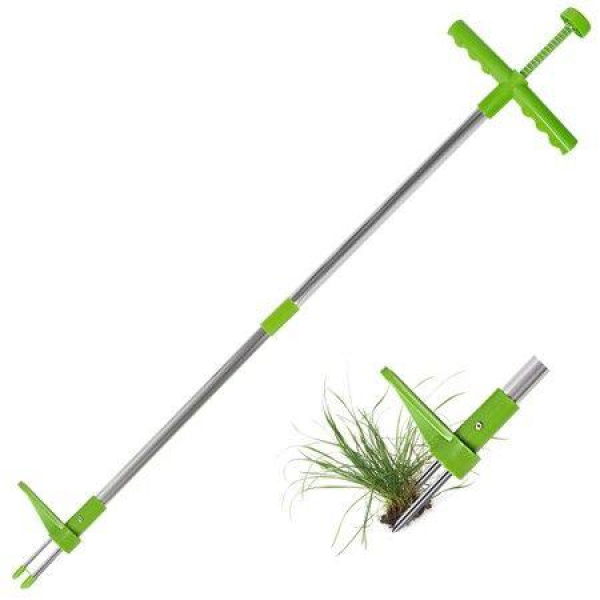 Weed Puller Standup Weed Root Pulling Tool Long Handle Garden Weeding Tool With 3 Claws Hand Weed Hound Weed Puller For Garden Yard