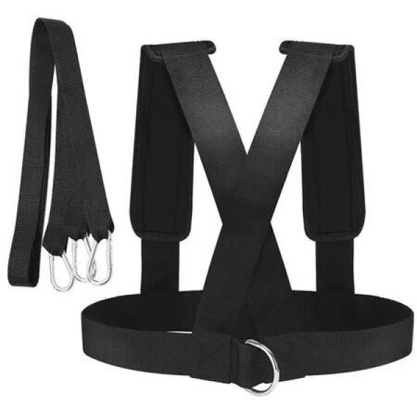 Weight Bearing Supporter Belt for Running and Training, Pull Belt, Professional Resistance Band Vest Strap for Gym Workouts Adjustable Durable