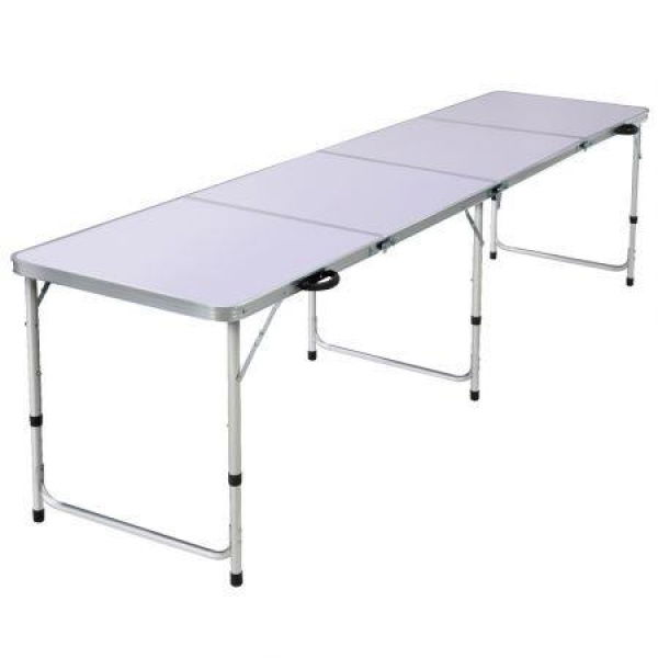 Weisshorn Camping Table Folding Aluminum Portable BBQ Outdoor 240CM