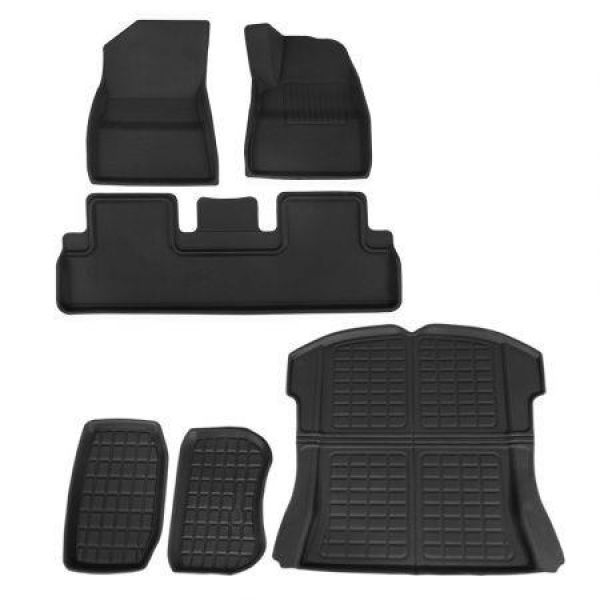 Weisshorn Car Rubber Floor Mats For Tesla Model 3 Trunk Toolbox Cargo Mat Carpet