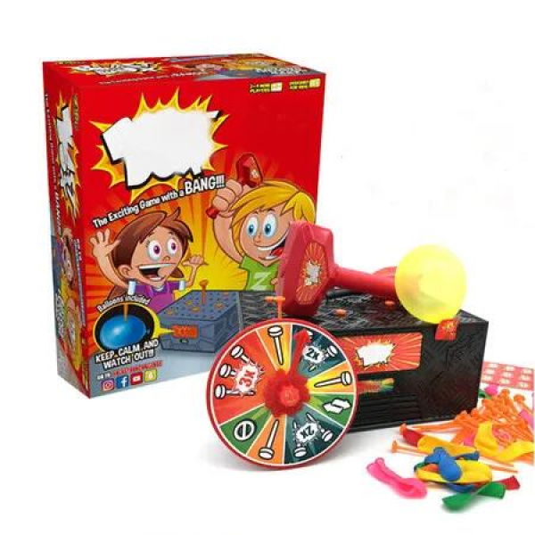 Whack a balloon Game balloon pop game, Explosion balloon popping game whack a mole game for Men and Women for Family Party for Age 3 Up, 1box