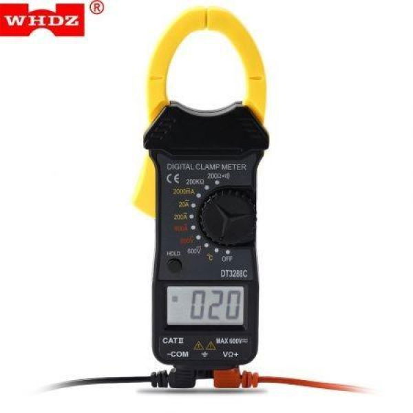 WHDZ DT3288C Digital Current Temperature Clamp Ammeter