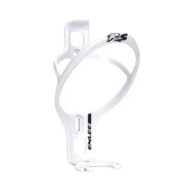 White Bicycle Bottle Cage Road Mountain Bike ClipOn Water Cup Holder Accessories