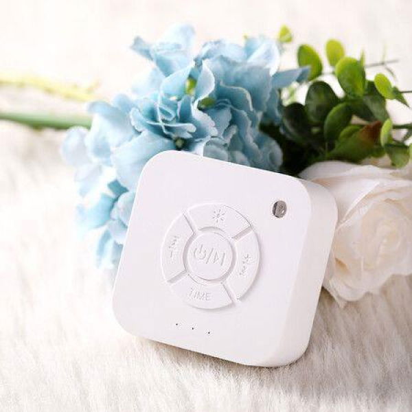 White Noise Baby Monitor USB Charging Timed Shutdown Improve Sleep Relaxation Fits Kids And Adults Office