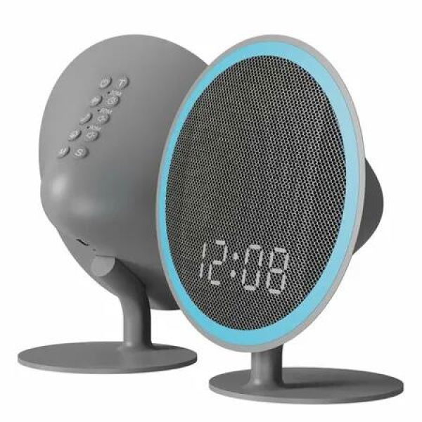 White Noise Machine with Bluetooth,39 Soothing Sounds LED Night Light and Clock Display for Sleeping,Sleep Sound Machine for Office,Insomniacs