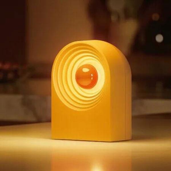 White Noise Sound Machine with 8 Soothing Sounds 4 Colors Night Light for Kids Sleep Machines for Home Office Travel, Yellow