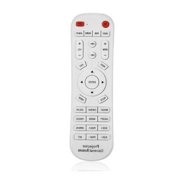 White Universal Projector Remote Controller