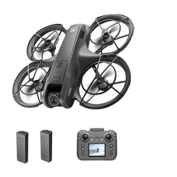 WiFi FPV Drone with LCD Screen Controller, Flow Hover Automatic Obstacle Avoidance Brushless Remote Control RC Toys Drone Quadcopter RTF, 2 Batteries