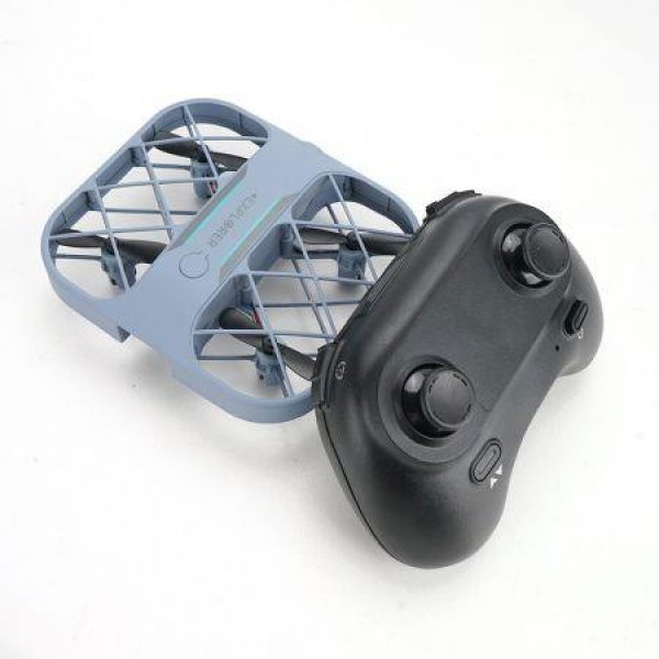 WiFi FPV with 4K HD Camera Headless Mode Grid Full Protection RC Drone Quadcopter RTF without Camera Blue