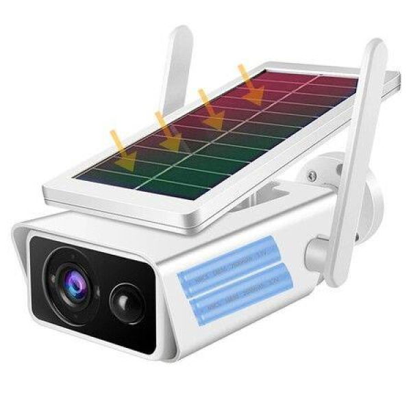 WiFi Security Camera Wireless Solar Power Waterproof Motion Detector Security Smart Home Outdoor