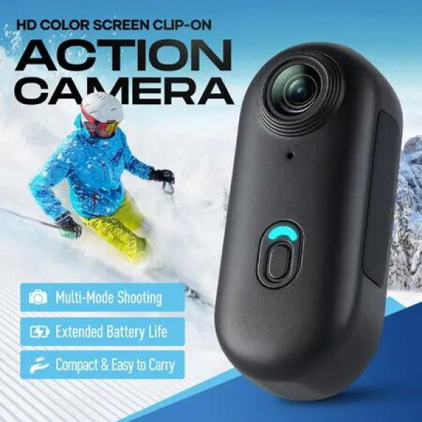 WiFi Video Body Camera Mini Waterproof 1080P Digital Action Audio Vlog Recorder Outdoor Wireless Wearable Thumb Pocket Cam Portable Travel Camcorder