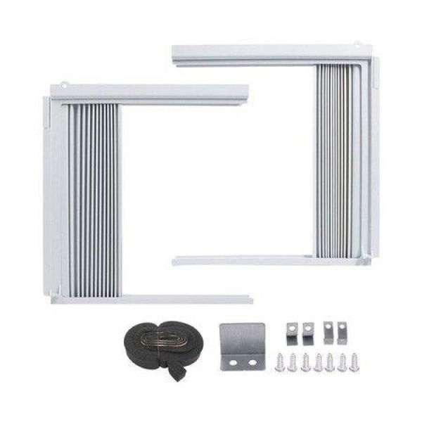 Window Air Conditioner Side Panels with Frame, Adjustable Insulation AC Side Panel for 5,000 BTU Window AC Unit, Frame Included