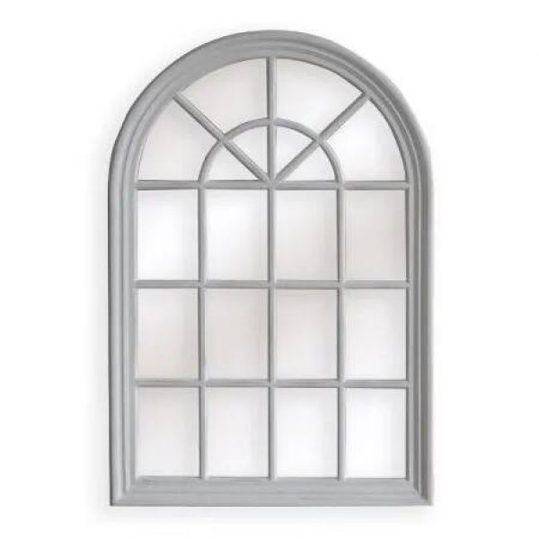 Window Style Mirror - White Arch 100 CM x 150 CM