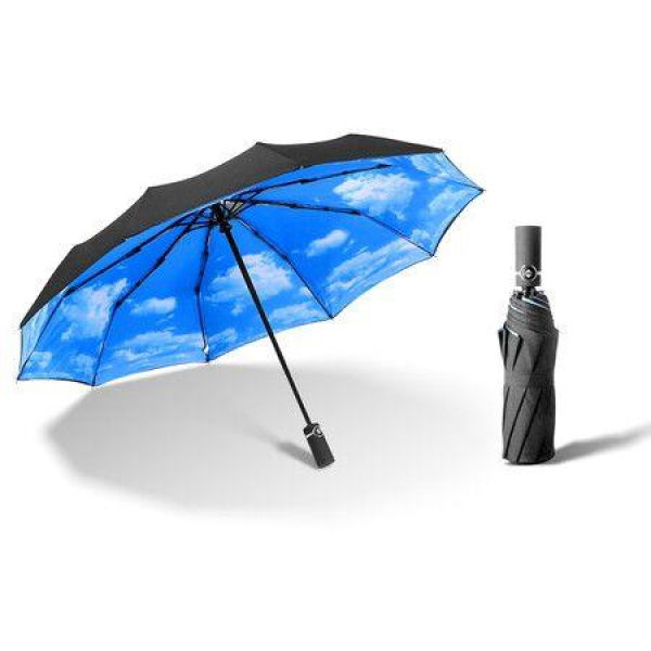 Windproof Travel Umbrella - Wind Resistant Small For Rain - Men And Women