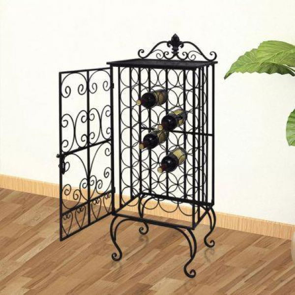 Wine Rack For 28 Bottles Metal