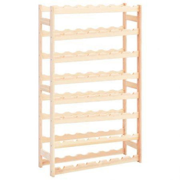 Wine Rack For 56 Bottles Solid Wood Pine