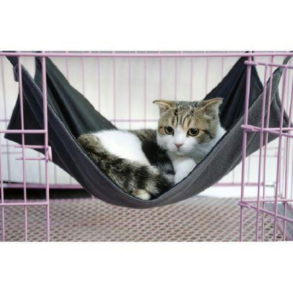 Winter And Summer Waterproof Oxford Cloth Cat Hammock/Black/Large.