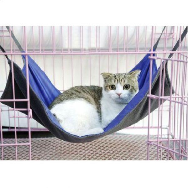 Winter And Summer Waterproof Oxford Cloth Cat Hammock/Blue/Large.