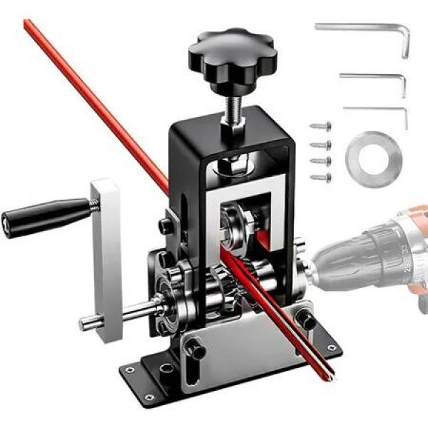 Wire Stripper Manual Copper Peeler 0.06-1Inch Gauge Scrapping Drill Powered Hand Crank Tool Scrap Recycling Cable Stripping Equipment