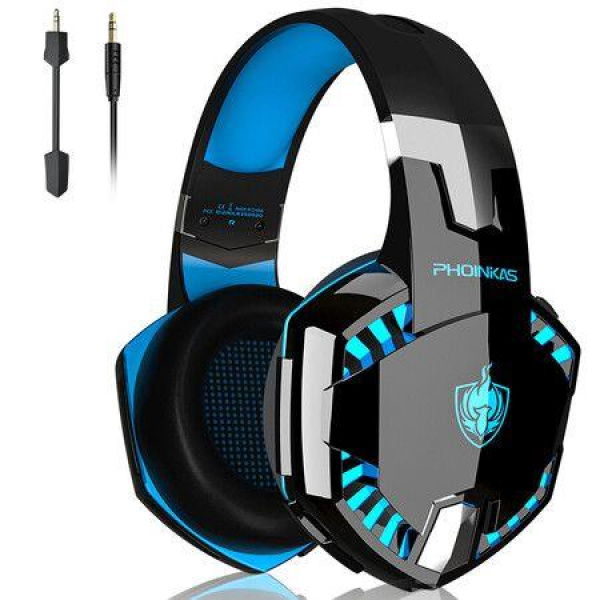 Wired And Wireless Gaming Headset Surround Sound PC Headset Head Mounted Bluetooth Compatible