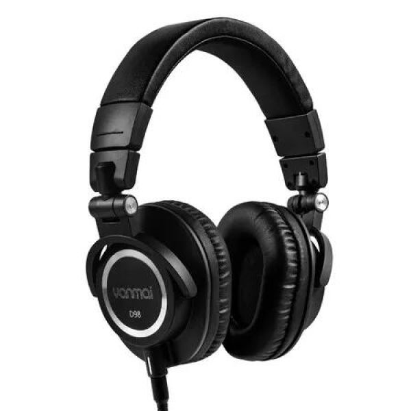 Wired Over-Ear Hi-Res Studio Monitor & DJ Headphones with 50mm Drivers,3.5/6.35mm Jack for Computer/Recording/Podcast/Guitar/Piano