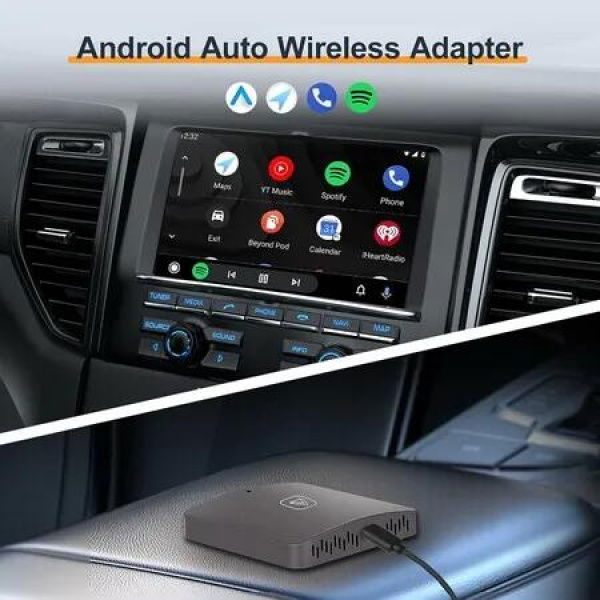 Wireless Android Auto Adapter, Auto Magic Box for Auto Cars Play Seamless Connectivity