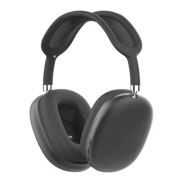 Wireless Bluetooth Headphones,Stereo Headsets,Rechargeable Earphones with Voice Chat Function and Call,Soft Cushion Headset Long Playtime Color Black