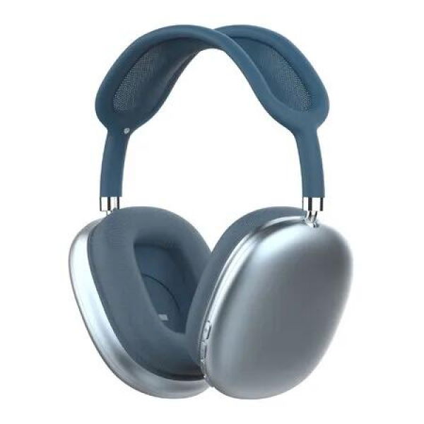 Wireless Bluetooth Headphones,Stereo Headsets,Rechargeable Earphones with Voice Chat Function and Call,Soft Cushion Headset Long Playtime Color Blue