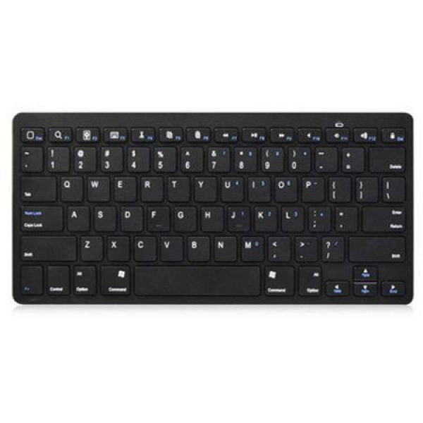 Wireless Bluetooth Keyboard Supports Battery For Apple IPad 1/2/3/4 New IPad And IPad Mini - Black.