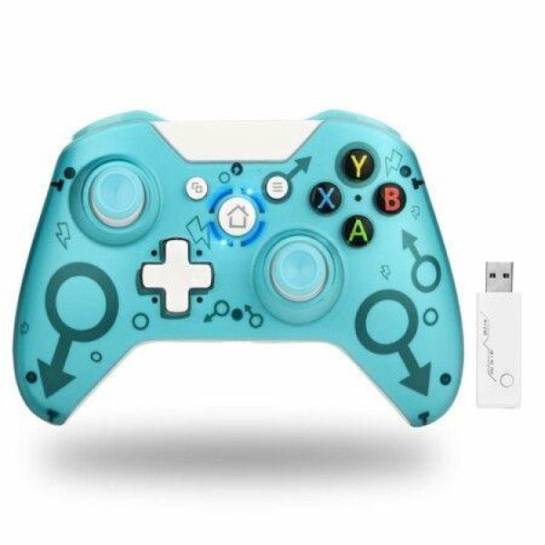 Wireless Controller Compatible With Xbox One S X PS3 And PC With 2.4G Connection.