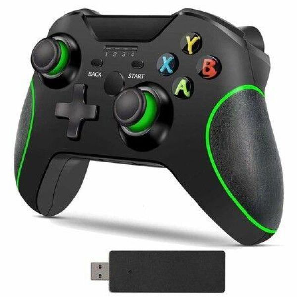 Wireless Controller For Xbox One Game Controller Gamepad 2.4GHz Game Controller Compatible With Xbox One/One S/One X/One Series X/S/Elite/PC Windows 7/8/10 With Built-in Dual Vibration.