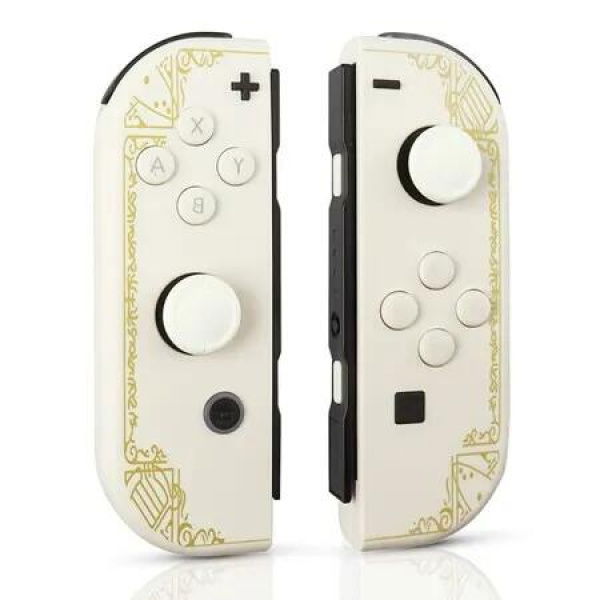 Wireless Controllers for Switch and Lite - Motion Control, Double Vibration, and Screenshot Function - Perfect for The Legend of Zelda: Tears of the Kingdom - White