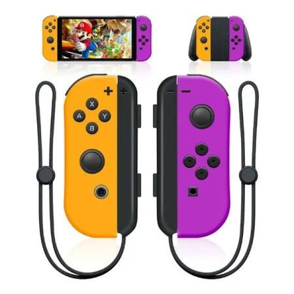 Wireless Controllers for Switch with Left and Right Switch,Support Dual Vibration/Wake-up Function/Motion Control