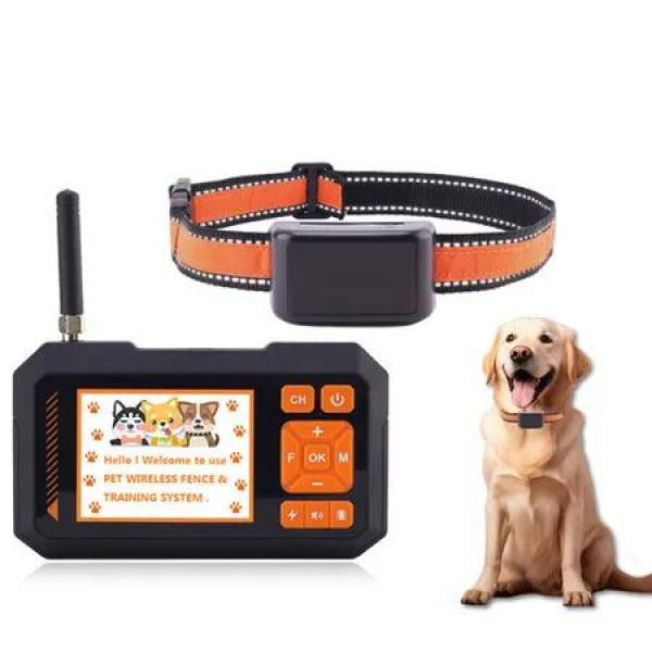 Wireless Dog Fence Electric Training Dog Collar Fence System for Dogs and Pets with Waterproof Rechargeable Collar Receiver