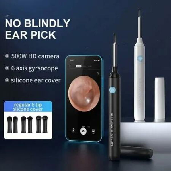 Wireless Ear Wax Cleaner with Camera: Connect to Phone via WiFi for Crystal Clear Images